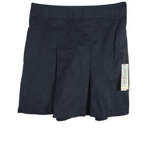 Cat and Jack Navy Blue Skirt Skort with Bike Shorts Girls Size 14 School Uniform